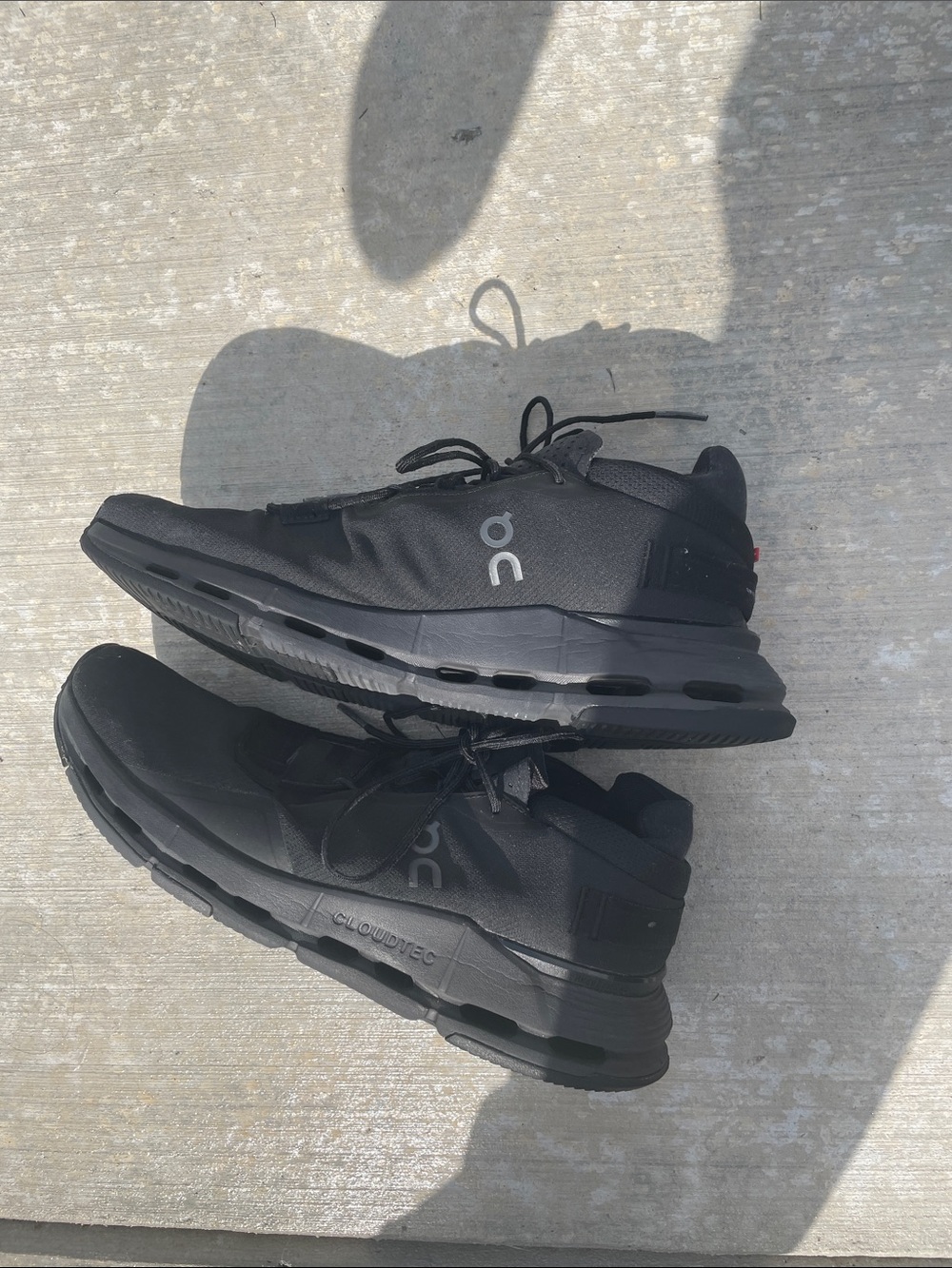 On Running Men's Cloudtec Running Shoes - Black